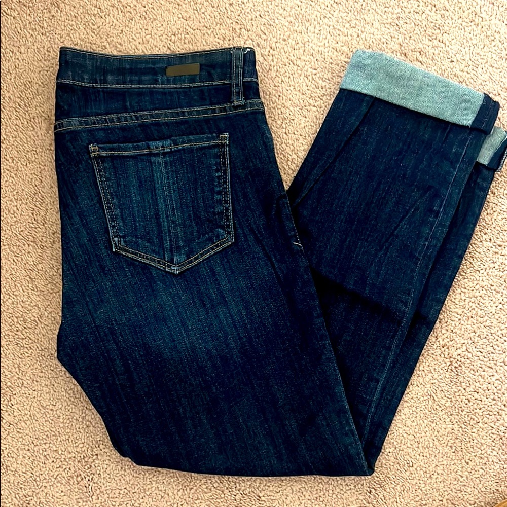 Kut from the Kloth Dark Blue Ankle Jeans